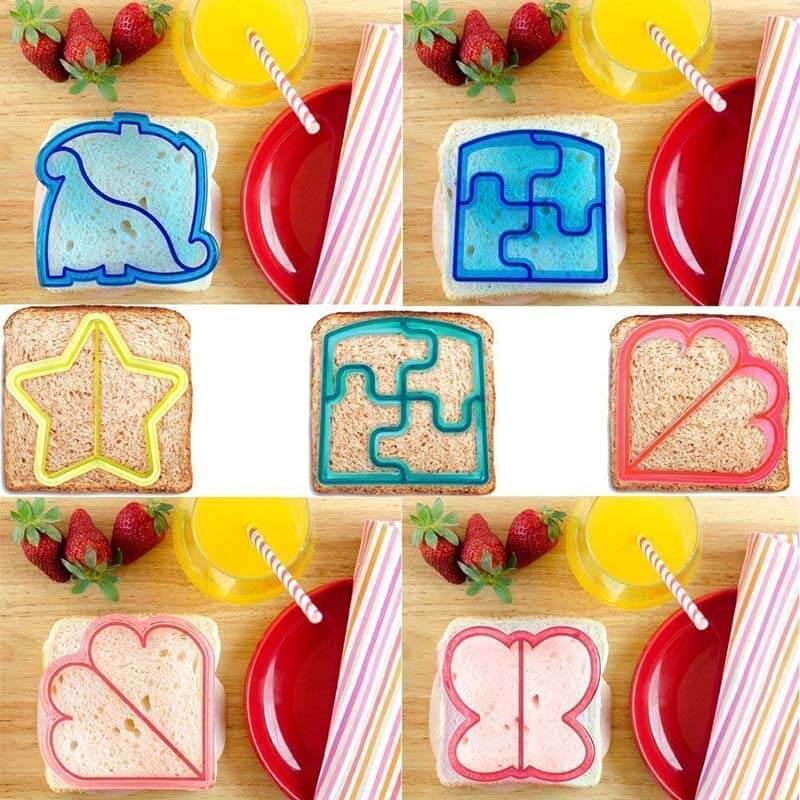 Sandwich Bread Mold Shape Cutter Set